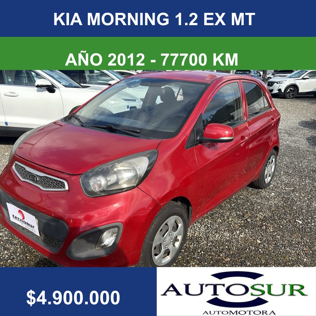 KIA Morning 1.2 Ex Mt –