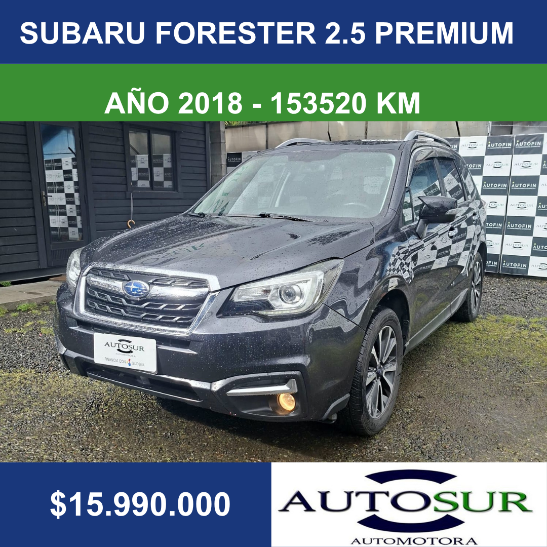 Subaru Forester 2.5 Awd Premium At –
