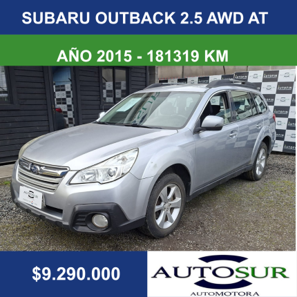 SUBARU OUTBACK 2.5 AWD AT - 2015