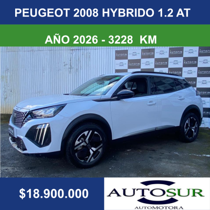 PEUGEOT 2008 HYBRID 1.2 AT