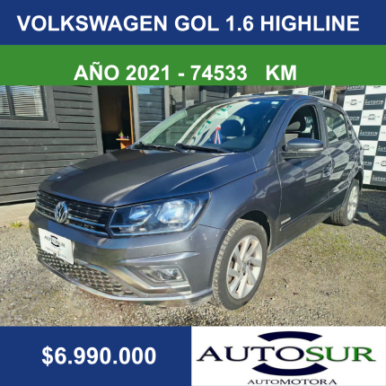 VOLKSWAGEN GOL 1.6 HIGHLINE - 2021