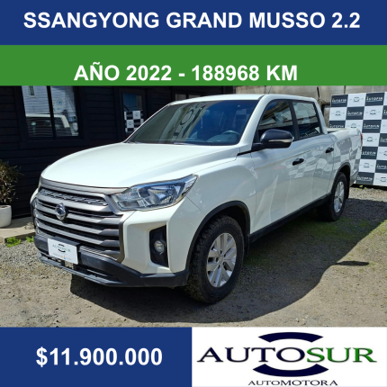 SSANGYONG GRAND MUSSO 2.2 - 2022